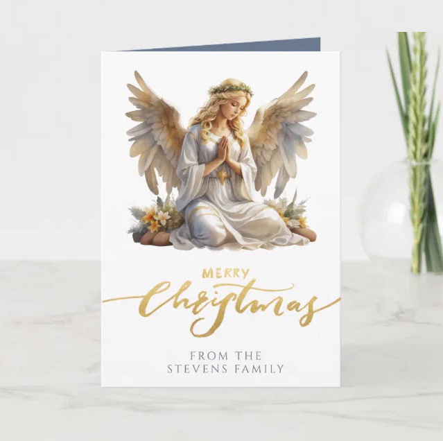 Angel Christmas Card Greeting
